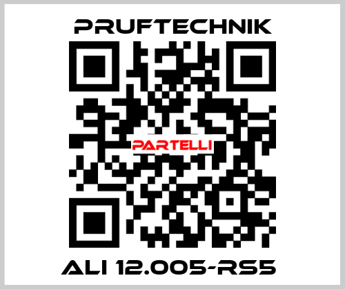 ALI 12.005-RS5  Pruftechnik