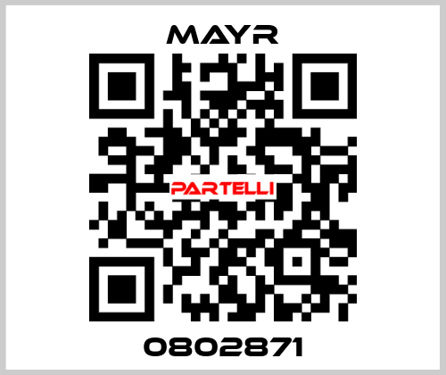 0802871 Mayr