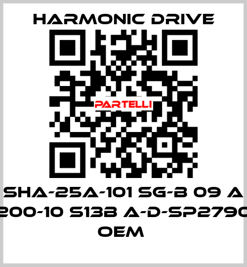 SHA-25a-101 SG-B 09 A 200-10 S13b A-D-SP2790 oem  Harmonic Drive