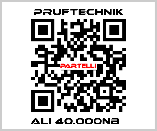 ALI 40.000NB   Pruftechnik