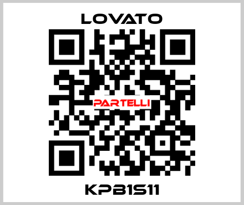 KPB1S11 Lovato