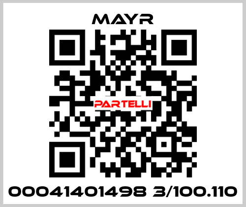 00041401498 3/100.110 Mayr