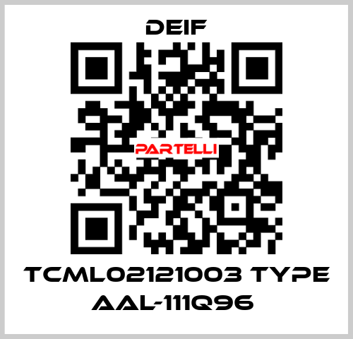 TCML02121003 TYPE AAL-111Q96  Deif