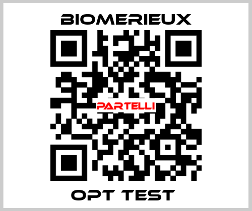 OPT test  Biomerieux