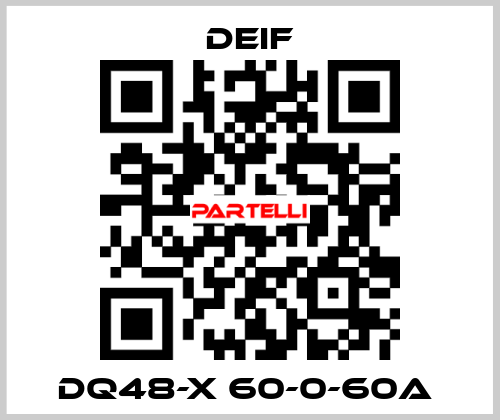 DQ48-X 60-0-60A  Deif