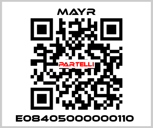 E08405000000110  Mayr