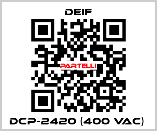 DCP-2420 (400 VAC)  Deif