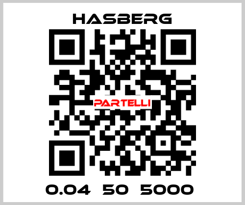 0.04х50х5000  Hasberg