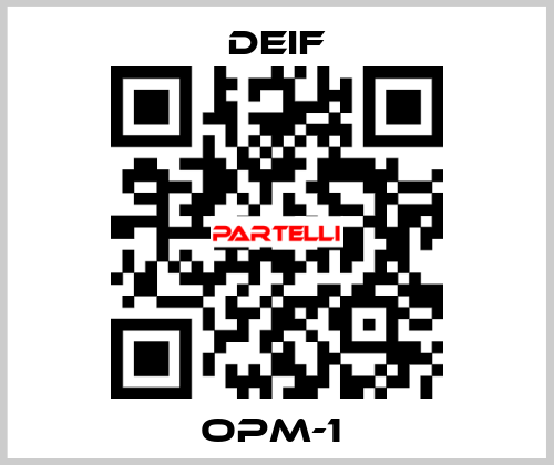 OPM-1  Deif