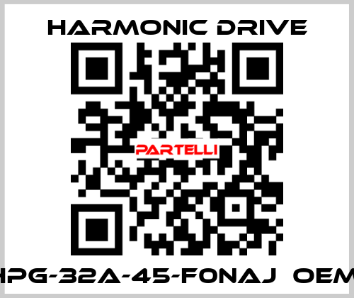 HPG-32A-45-F0NAJ  OEM  Harmonic Drive