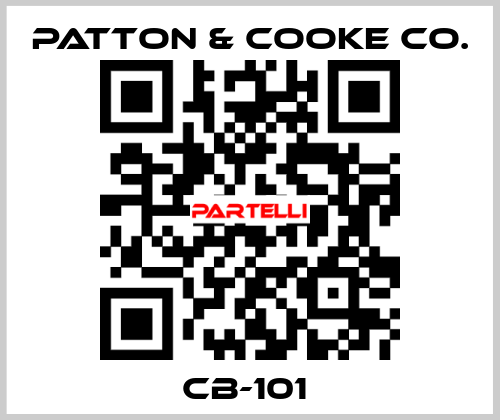 CB-101  Patton & Cooke Co.