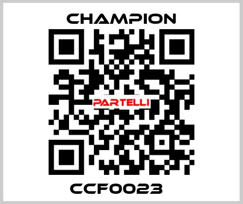 CCF0023   Champion