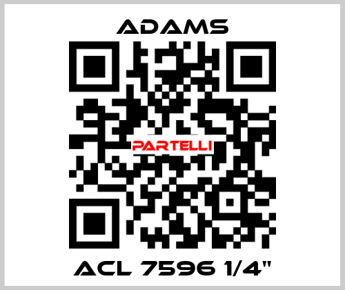 ACL 7596 1/4" ADAMS