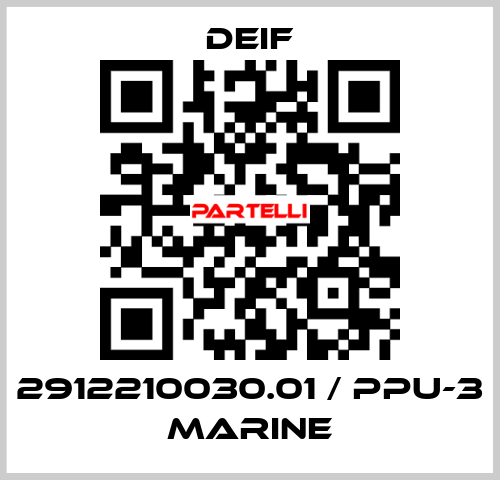 2912210030.01 / PPU-3 Marine Deif