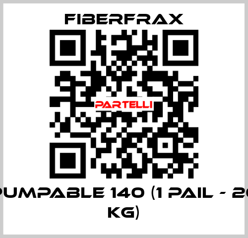 PUMPABLE 140 (1 pail - 20 kg) Fiberfrax