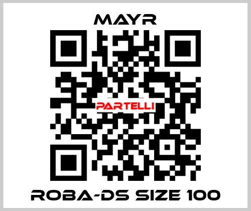 ROBA-DS Size 100 Mayr