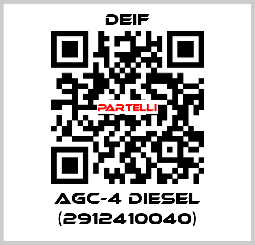 AGC-4 Diesel (2912410040) Deif