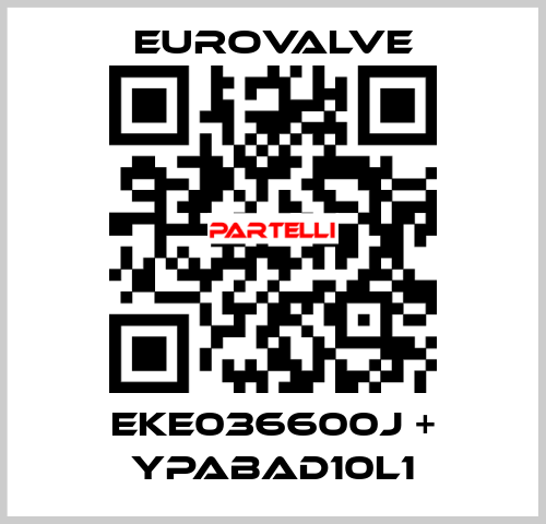 EKE036600J + YPABAD10L1 Eurovalve