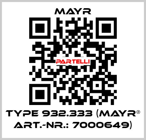 Type 932.333 (mayr® Art.-Nr.: 7000649) Mayr