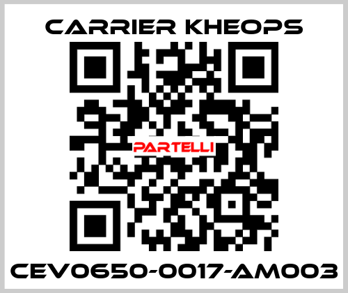 CEV0650-0017-AM003 Carrier Kheops