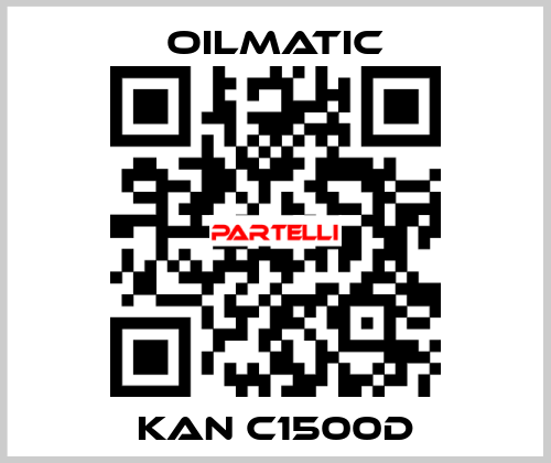 KAN C1500D OILMATIC