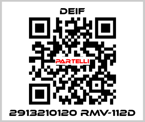 2913210120 RMV-112D Deif