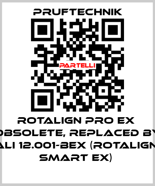 ROTALIGN PRO EX  Obsolete, replaced by ALI 12.001-BEX (ROTALIGN  smart EX)  Pruftechnik