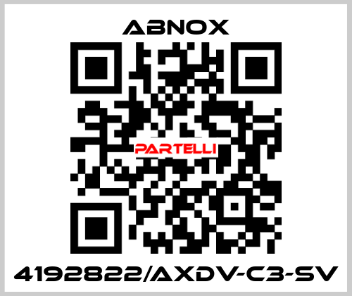 4192822/AXDV-C3-SV ABNOX