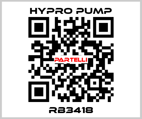 RB3418 Hypro Pump