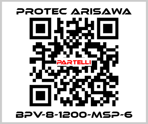 BPV-8-1200-MSP-6 Protec Arisawa