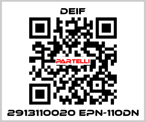 2913110020 EPN-110DN Deif