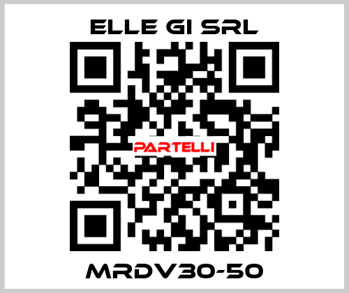 MRDV30-50 ELLE GI SRL