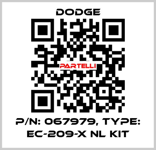 p/n: 067979, Type: EC-209-X NL KIT Dodge