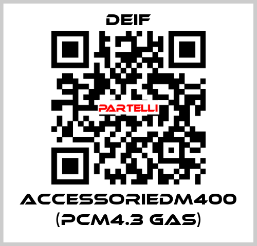 AccessorieDM400 (PCM4.3 GAS) Deif