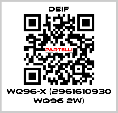 WQ96-x (2961610930 WQ96 2W) Deif