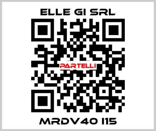 MRDV40 i15 ELLE GI SRL