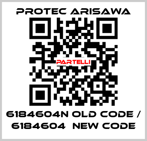 6184604N old code / 6184604  new code Protec Arisawa