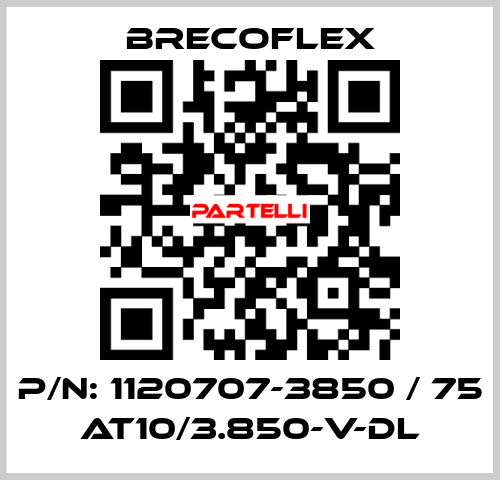 P/N: 1120707-3850 / 75 AT10/3.850-V-DL Brecoflex