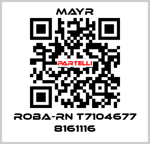 ROBA-RN T7104677 8161116 Mayr