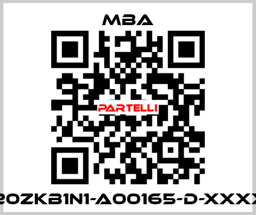 MBA220ZKB1N1-A00165-D-XXXXXXXX MBA