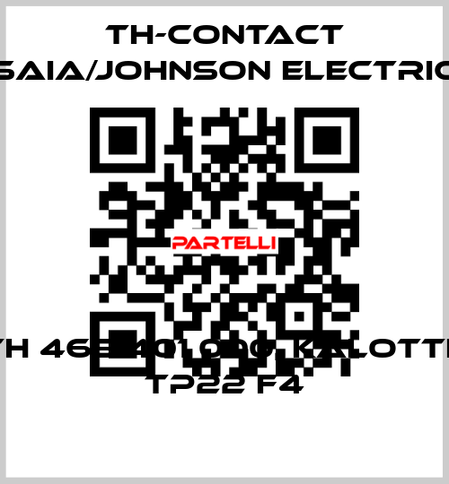 TH 465 401 000, Kalotte TP22 F4 TH-Contact (Saia/Johnson Electric)