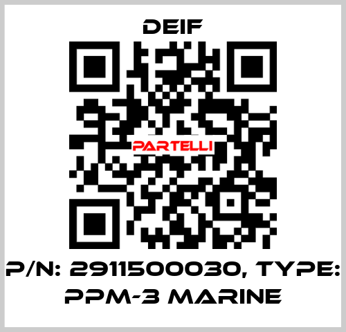 P/N: 2911500030, Type: PPM-3 Marine Deif