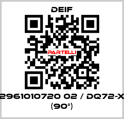 2961010720 02 / DQ72-x (90°) Deif