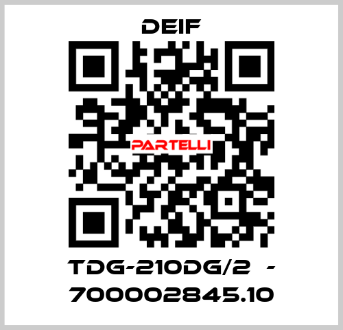 TDG-210DG/2  - 700002845.10 Deif