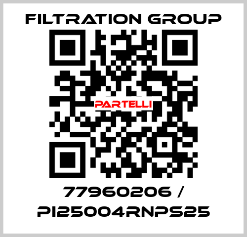 77960206 / PI25004RNPS25 Filtration Group