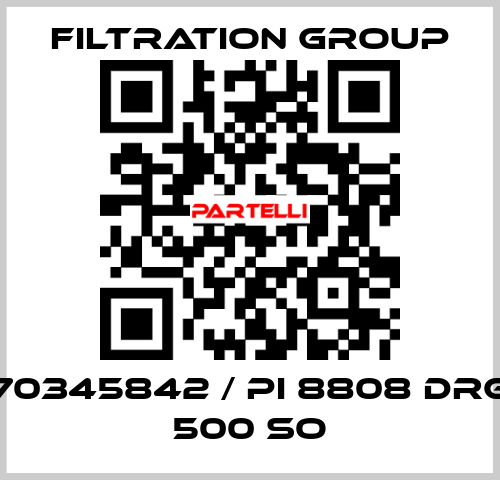 70345842 / PI 8808 DRG 500 SO Filtration Group