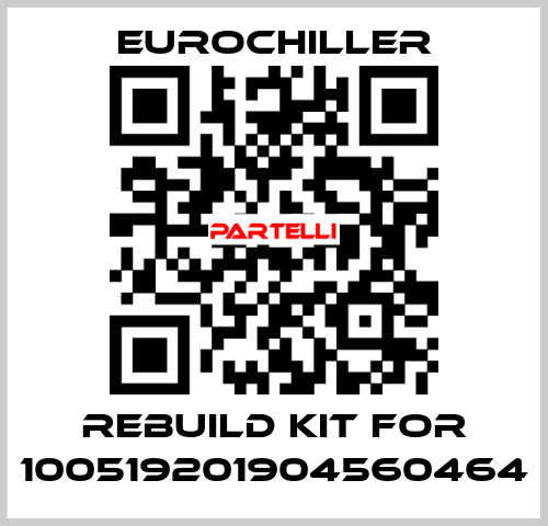 rebuild kit for 100519201904560464 EUROCHILLER