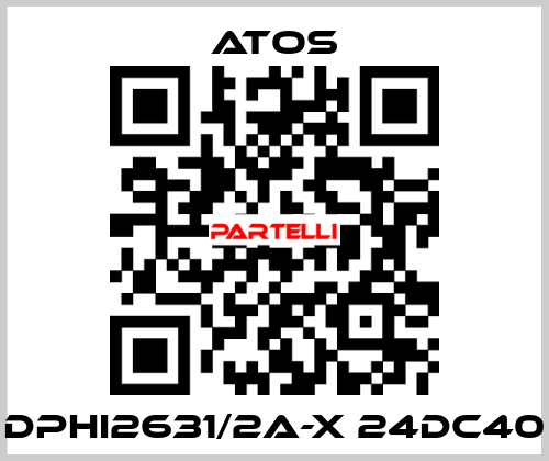 DPHI2631/2A-X 24DC40 Atos