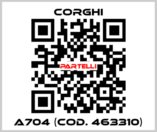 A704 (Cod. 463310) Corghi