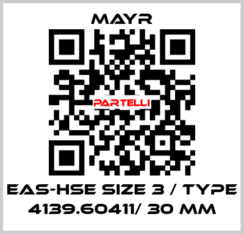 EAS-HSE size 3 / Type 4139.60411/ 30 mm Mayr